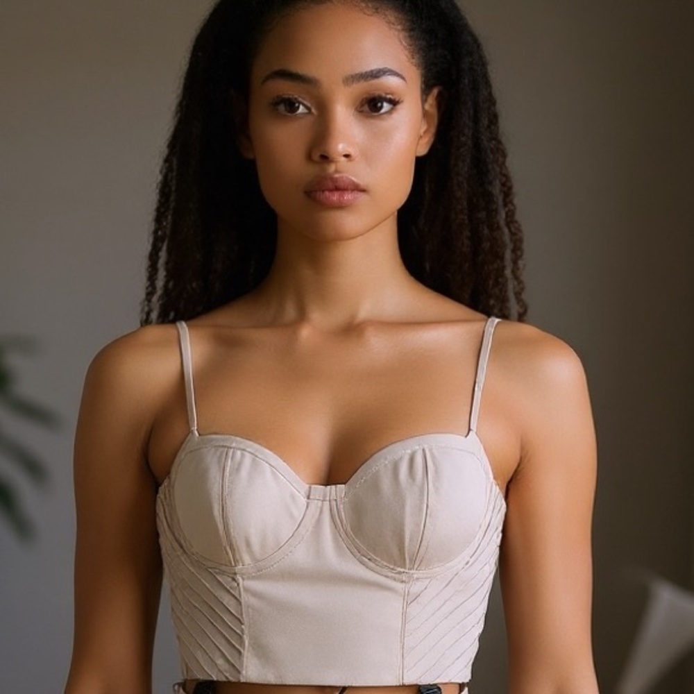 Marciano Pink Bustier Top